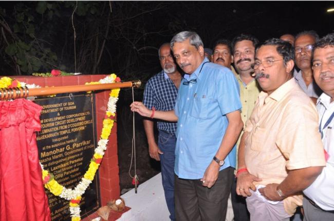 Manohar Parrikar inaugurates project undertaken for Tourism Circuit Development